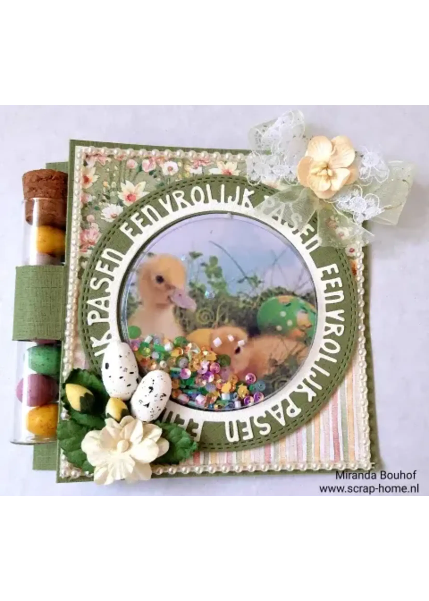 Paaskaart met buisje