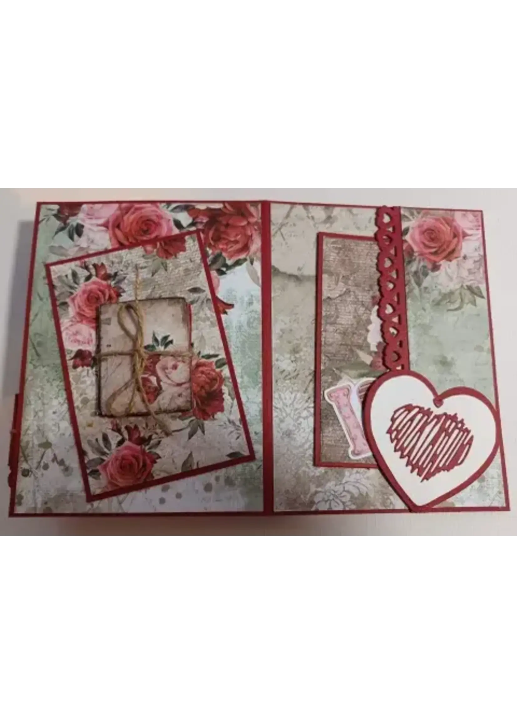 Hartjes kaart met labels Petra