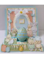 Paaskaart met Chocolade Ei