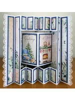 Vouwkaart met kader Elly