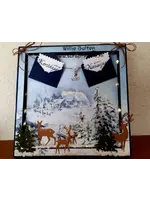 Dieptekaart met lichtjes