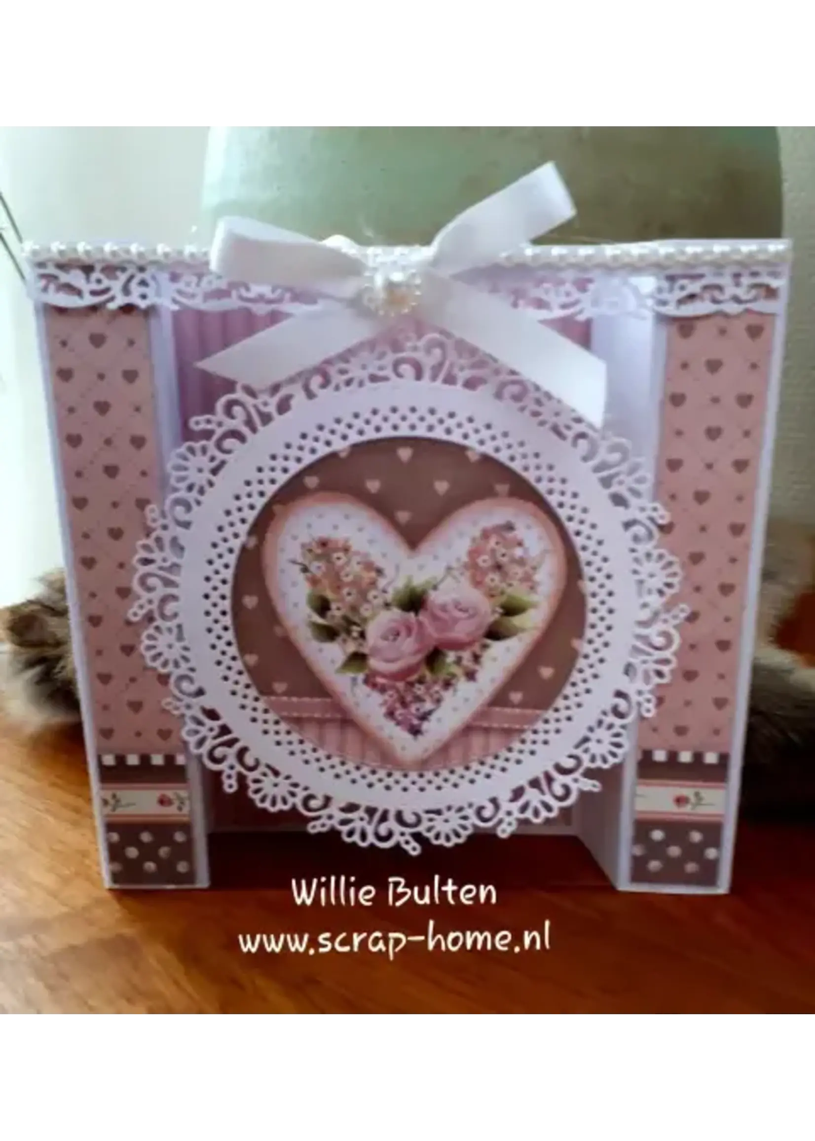 Mica kaart met 2 kanten mica Willie