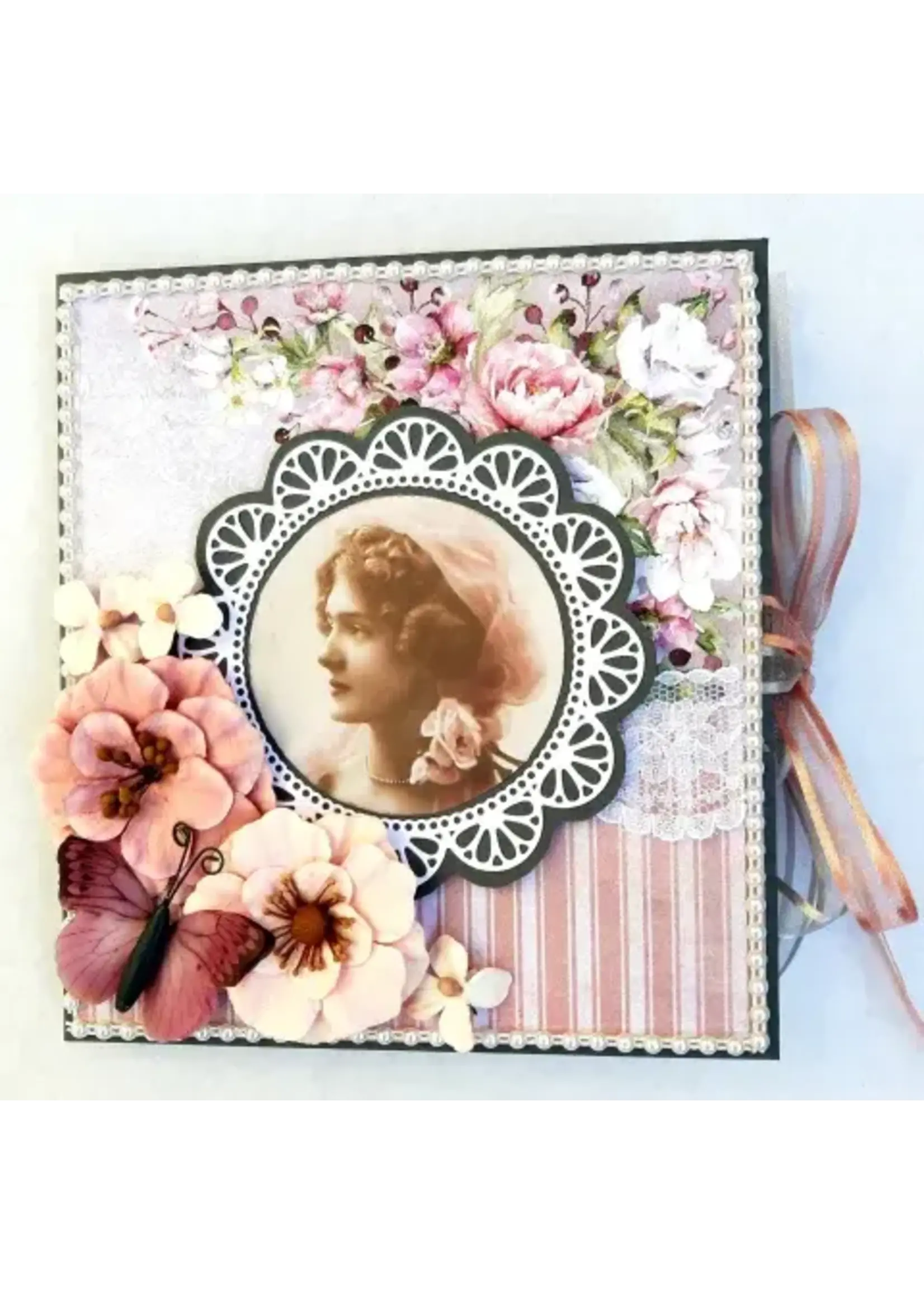 Schuifkaart met labels vintage