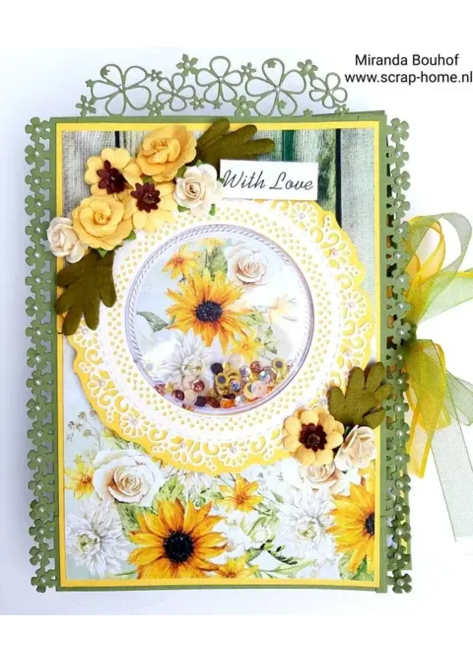 Cadeau Kaart met Envelop met 3- luik