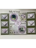 De hartjes kaart 4 Nelly ( De iets grotere versie, van de hartjes kaart 3))