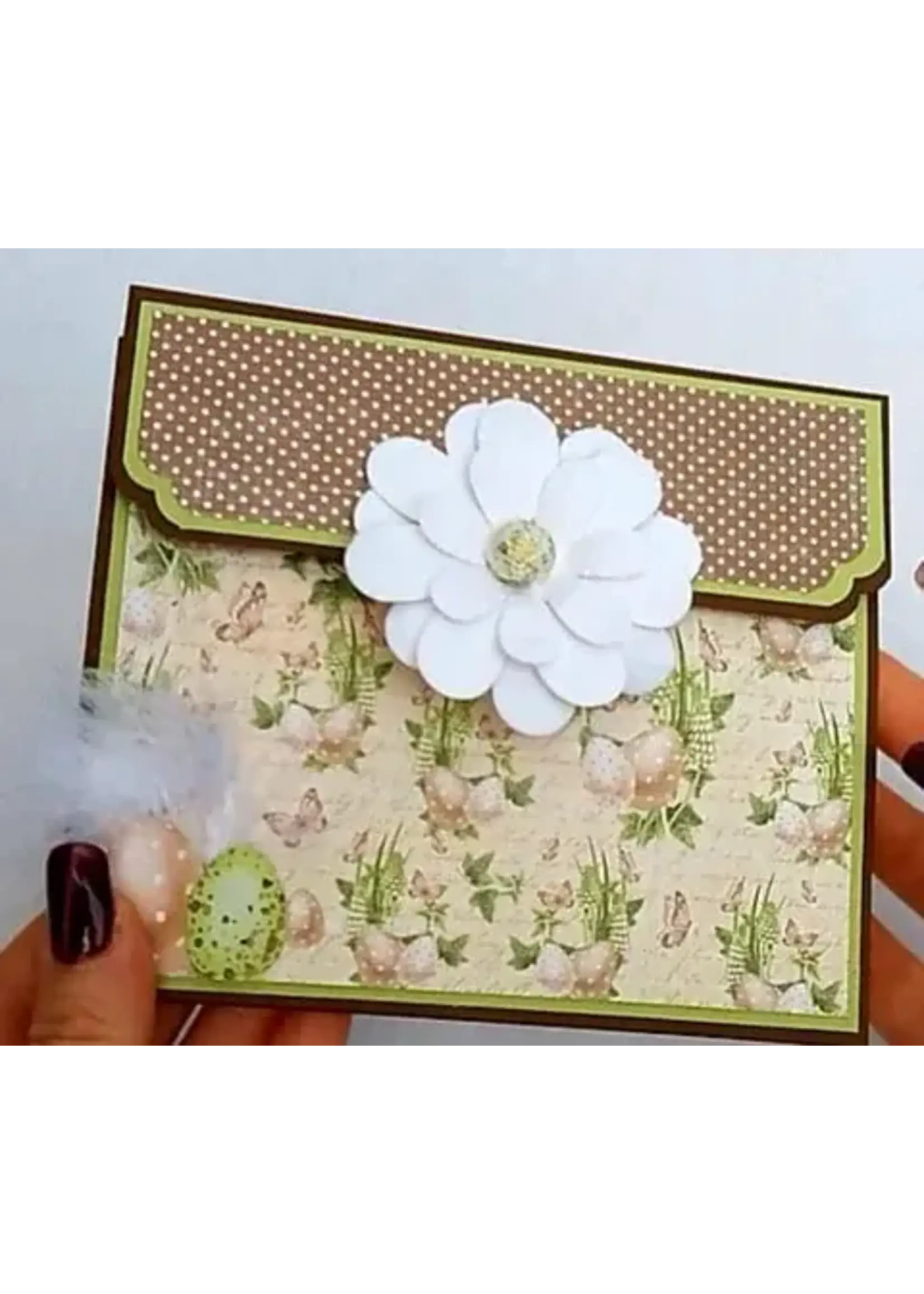 Kaart envelop met labels