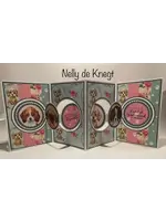 Accordeonkaart Rond Nelly