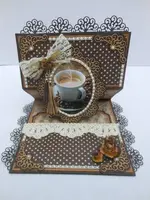 Koffie Kaart met Labels en Magneetsluiting