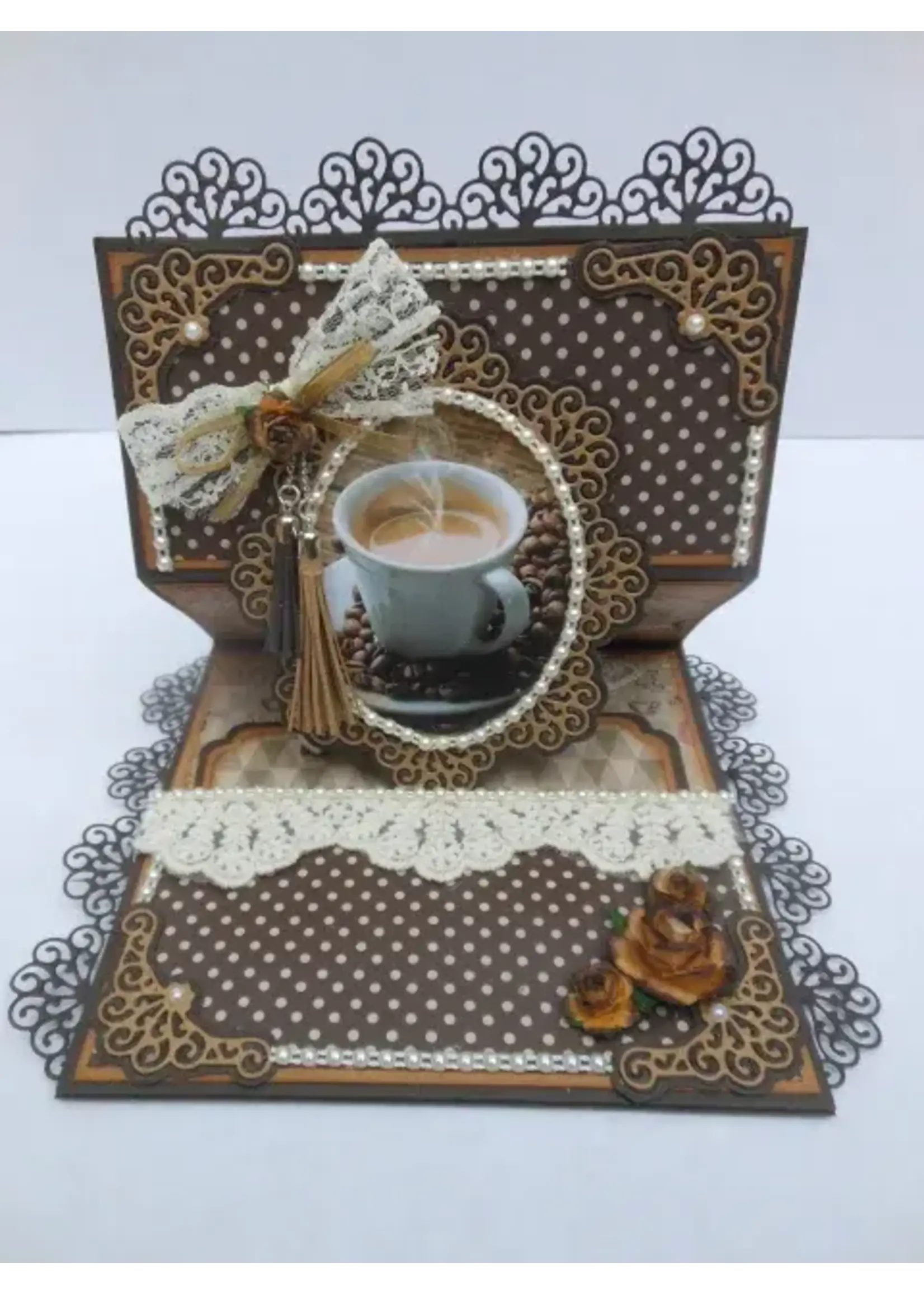 Koffie Kaart met Labels en Magneetsluiting