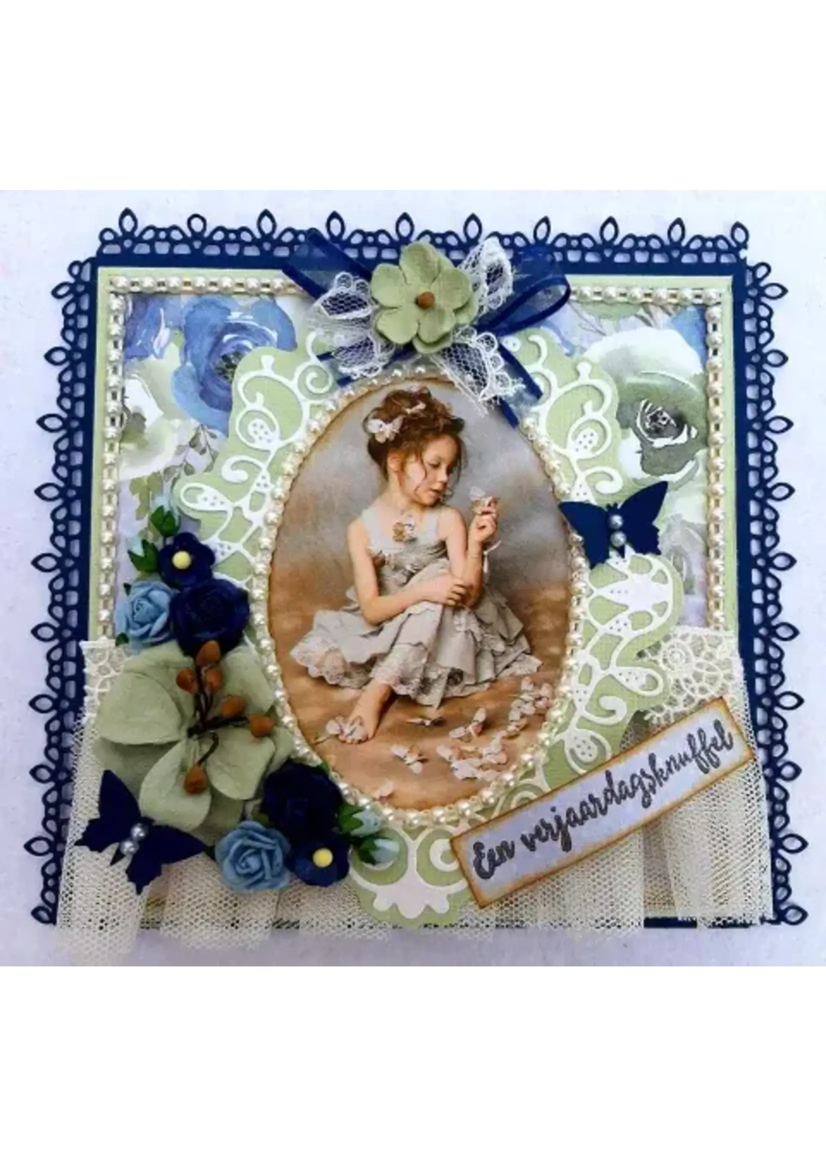 MDF Tasje met Kaarten en Labels