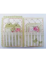 Vintage Kaart met Pockets en Labels