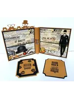 Mannen Kaart met Sigaar