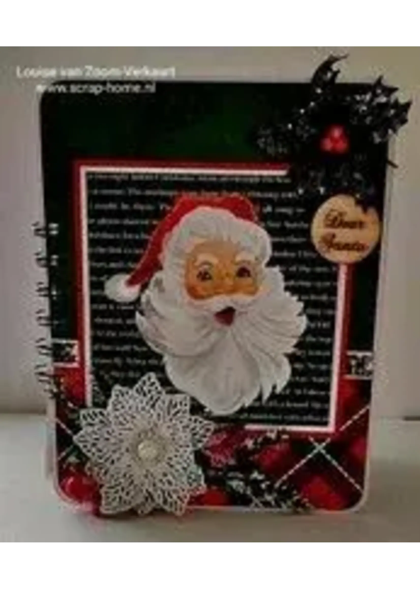 Dear santa mini album Digitale gefilmde workshop