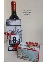 Wijndoos fles en Cadeau doosje
