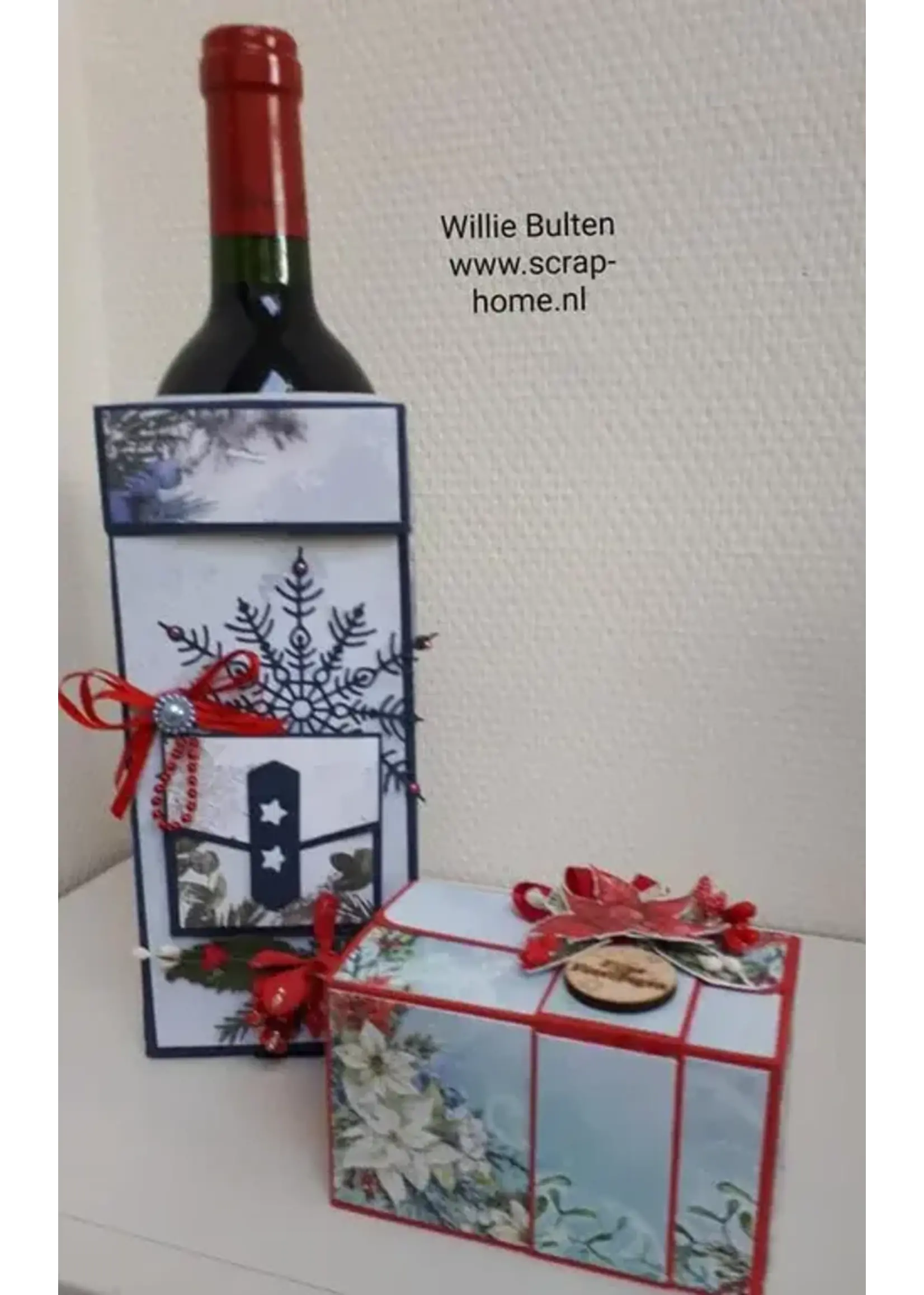 Wijndoos fles en Cadeau doosje