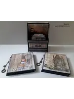 Kastje met 2 mini albums bruine variant pakket ontwerp Sascha