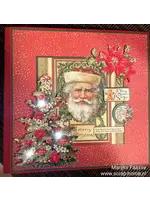 Kerstalbum met lichtjes ontwerp Marijke