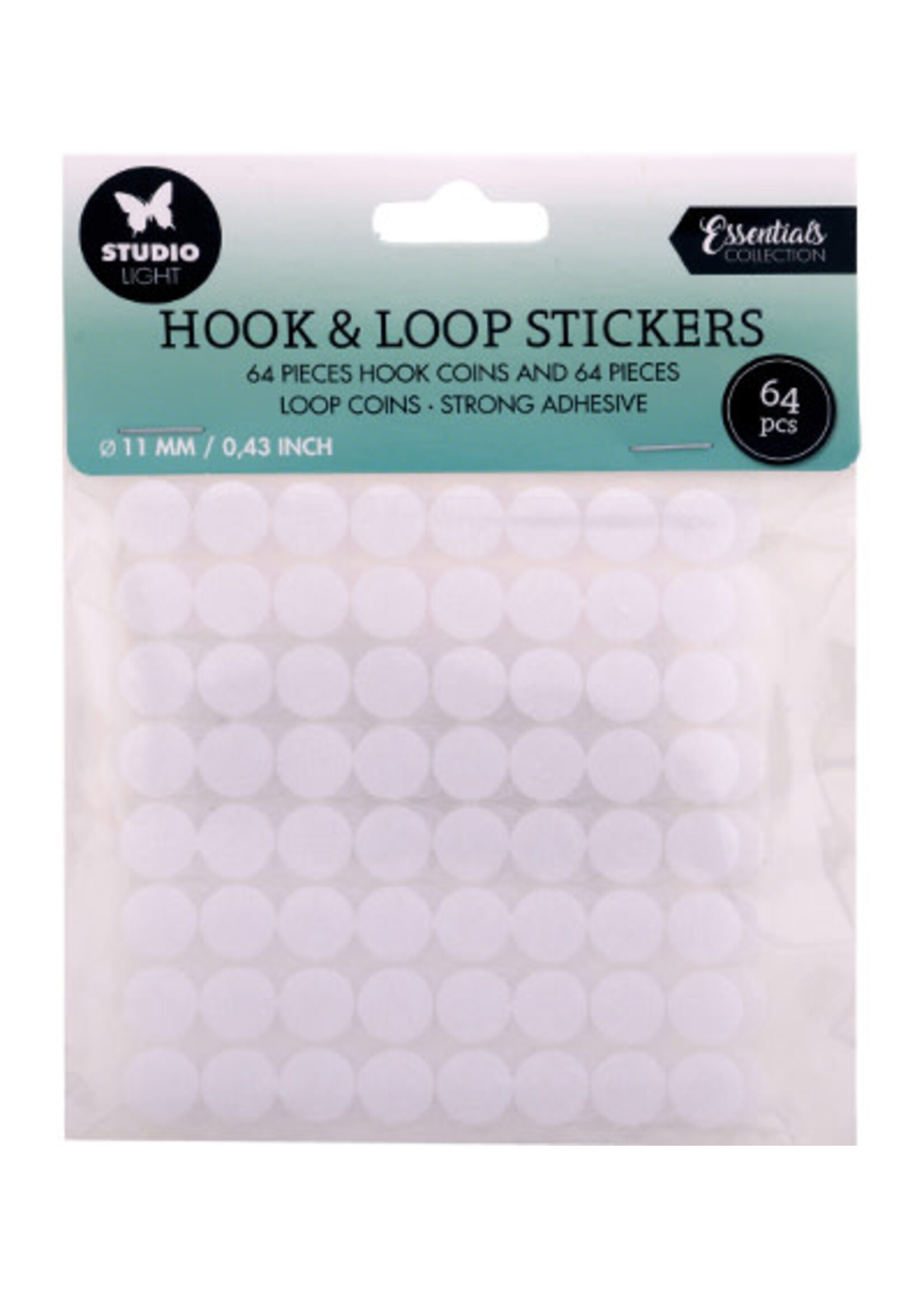 Studio Light SL-ES-HLOOP01 - HOOK & LOOP stickers Round Essential Tools nr.01