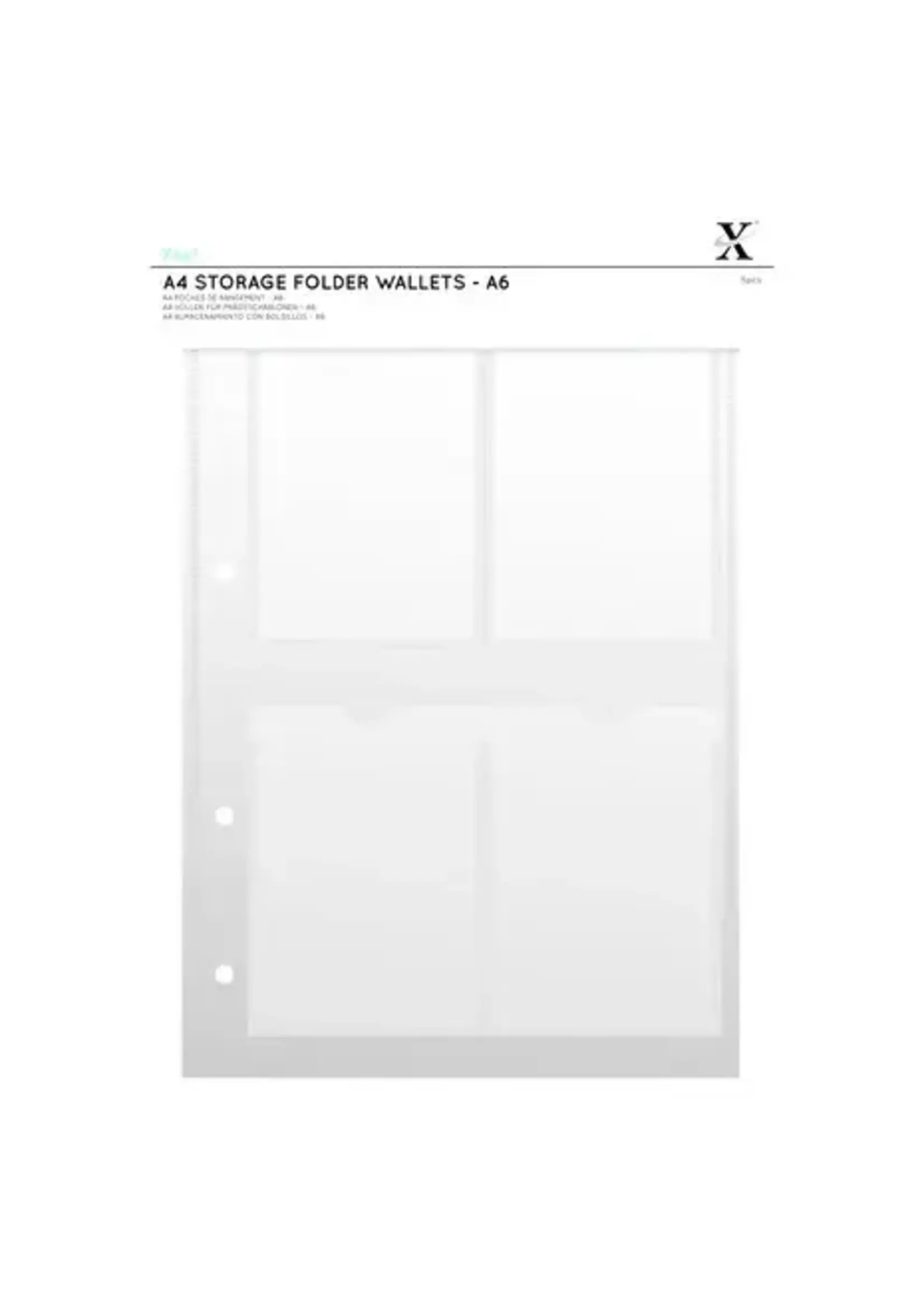 Xcut A4 Storage Folder Wallets A6 (XCU 245104)