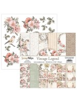 Scrapboys Vintage Legend 8x8 Inch Paper Pad (VILE-10)