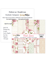Scrapboys First Love 8x8 Inch Paper Pad (FILO-10)