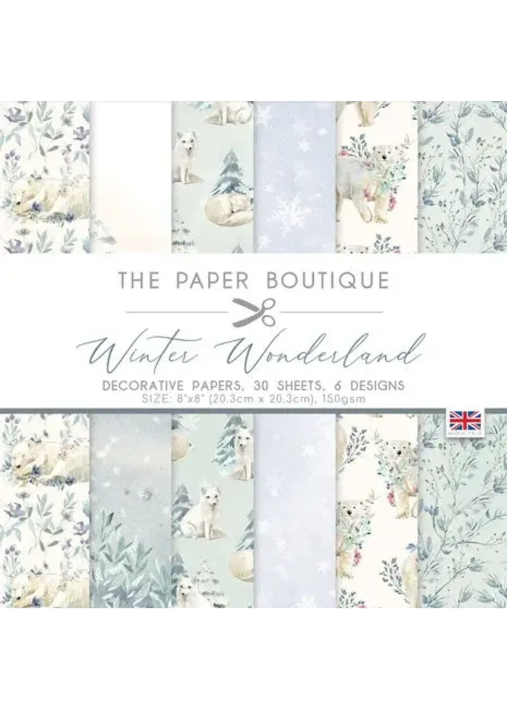 the paper boutique Winter Wonderland 8x8 Inch Decorative Papers (PB1996)