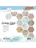 ECD Grungy Wood 12x12 Inch Patterned Cardstock Paper (C012)