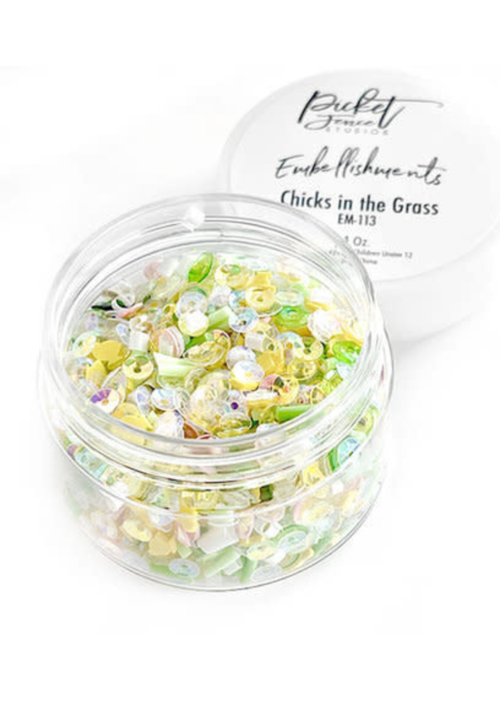 Picket Friends Embellishments Chicks in the Grass 1 oz (EM-113)