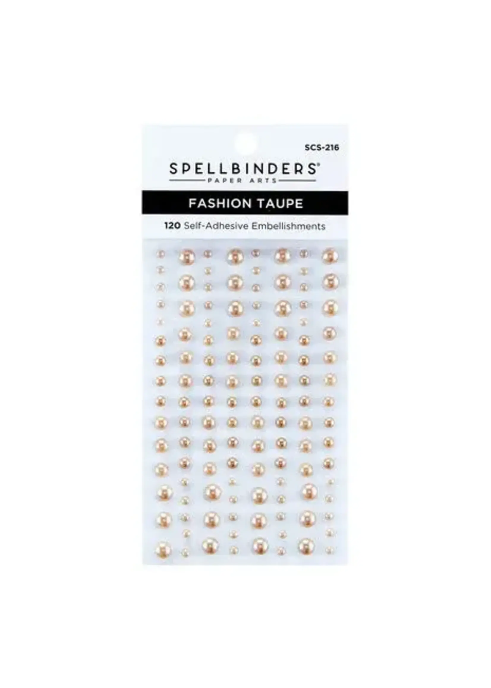 spellbinders Fashion Taupe Color Essentials Pearl Dots (SCS-216)