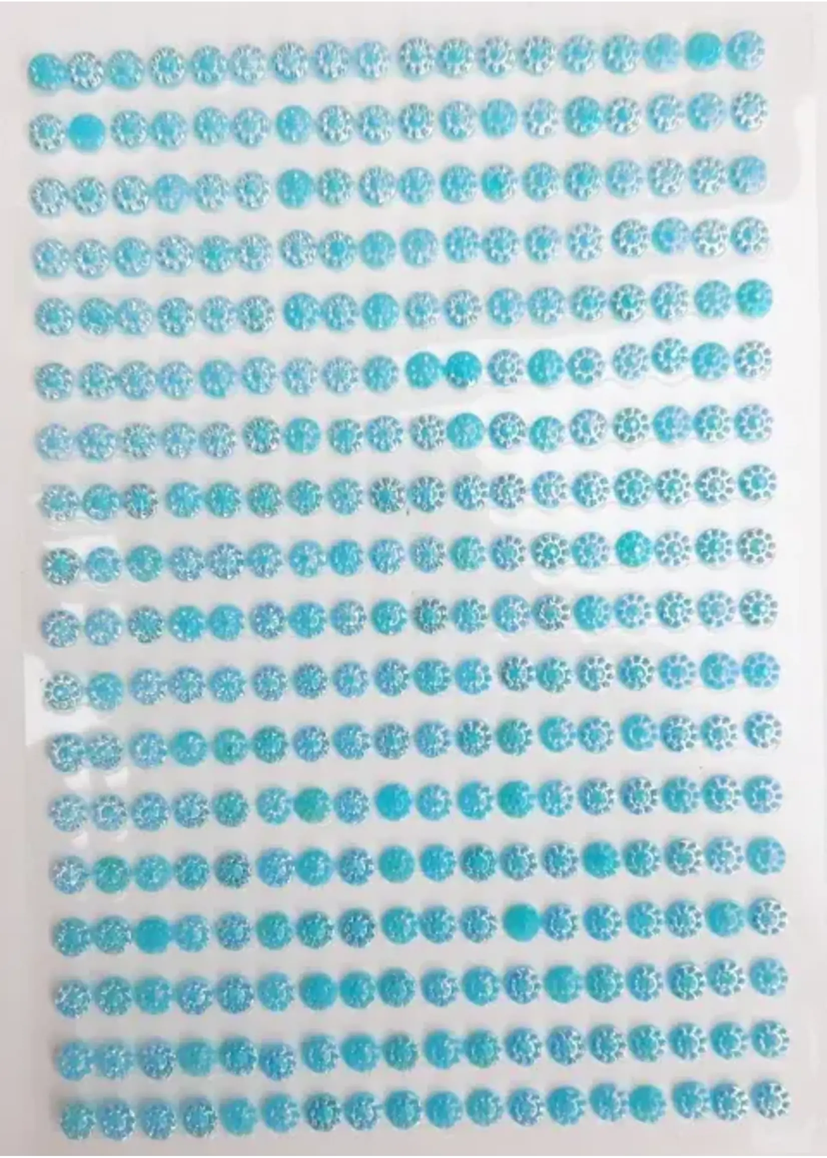 Strass steentjes Blauw 324 stuks 4 mm