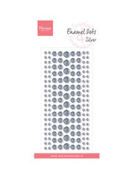 Marianne Design PL4524 - Enamel Dots, Silver Glitter