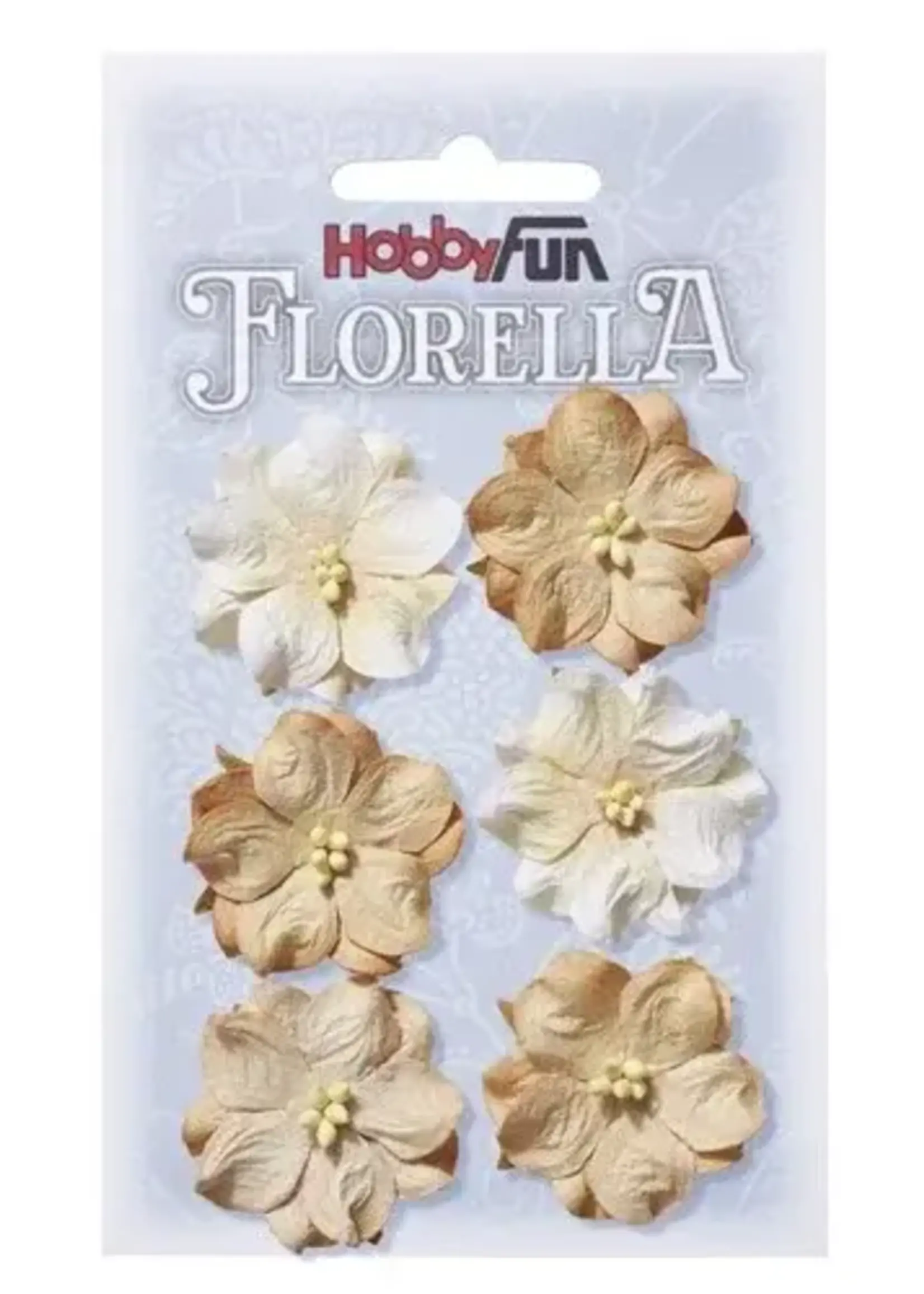FLORELLA-Blüten beige, 3,5cm Omschrijving 3866028