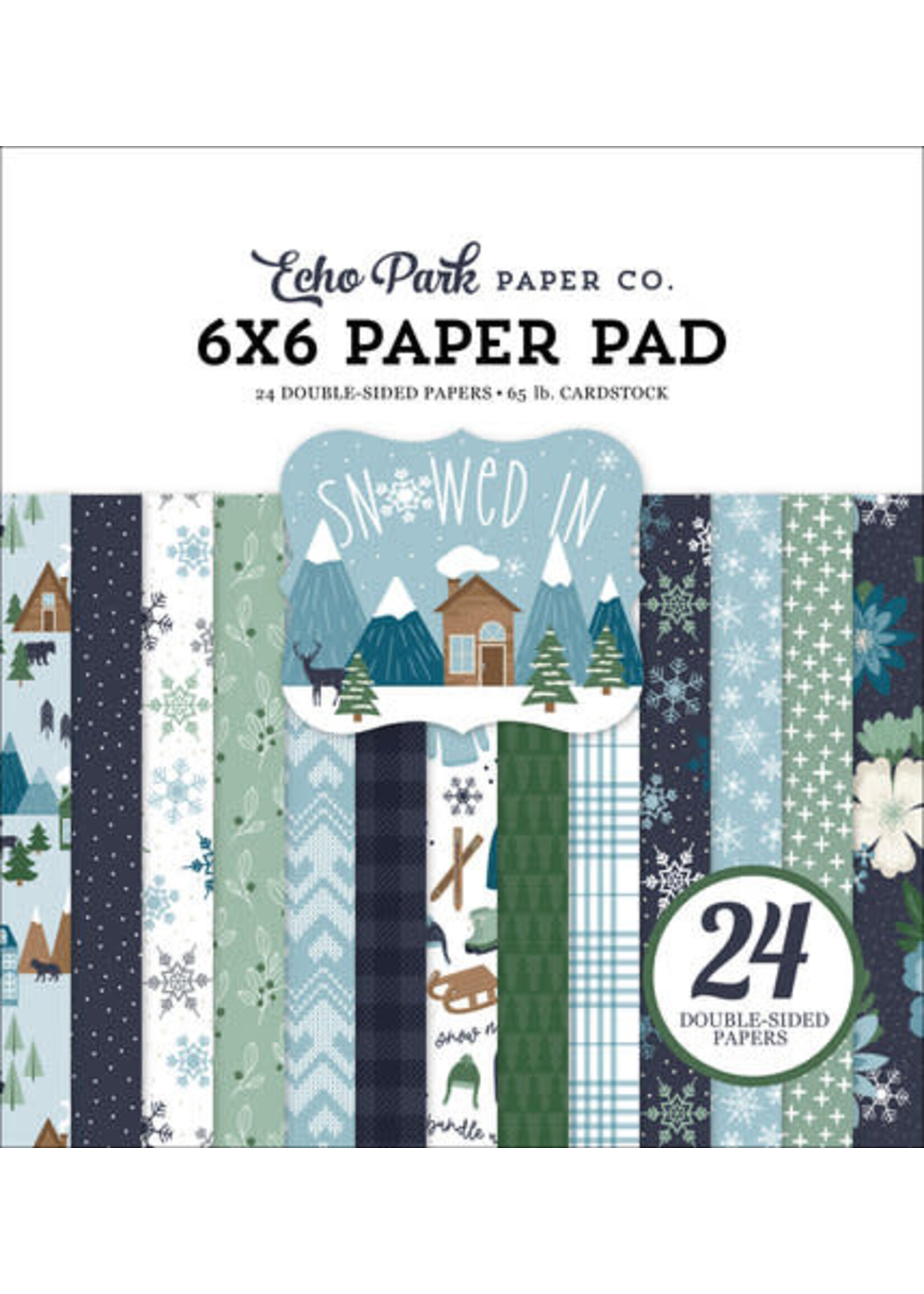Echo Park Snowed In 6x6 Inch Paper Pad (SI288023)