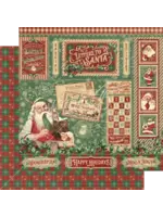 Graphic45 Letters to Santa 12x12 Inch Collection Pack with Stickers (4502697)