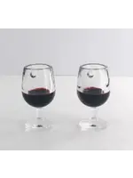 Wijnglas bedel circa 4 cm