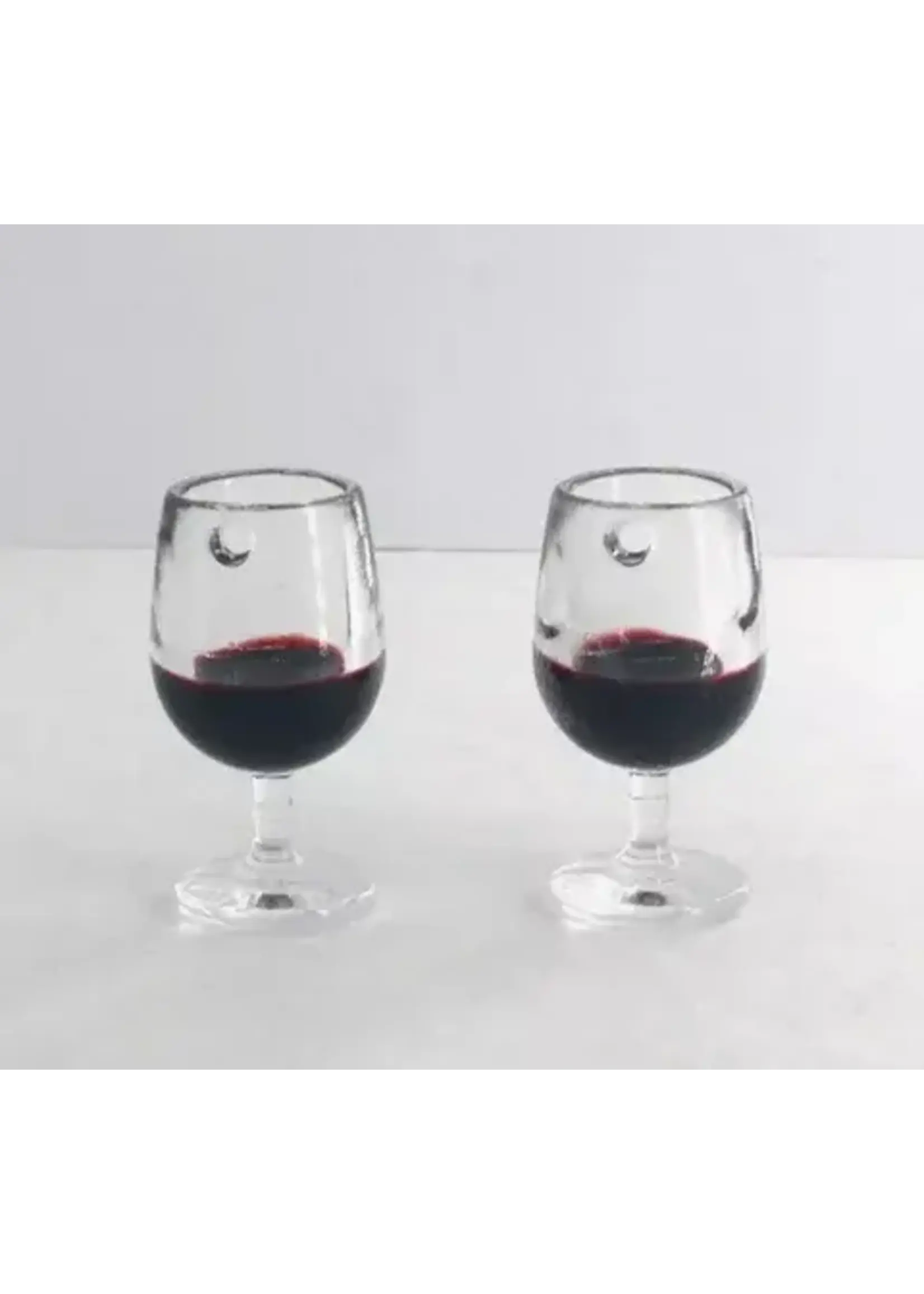 Wijnglas bedel circa 4 cm