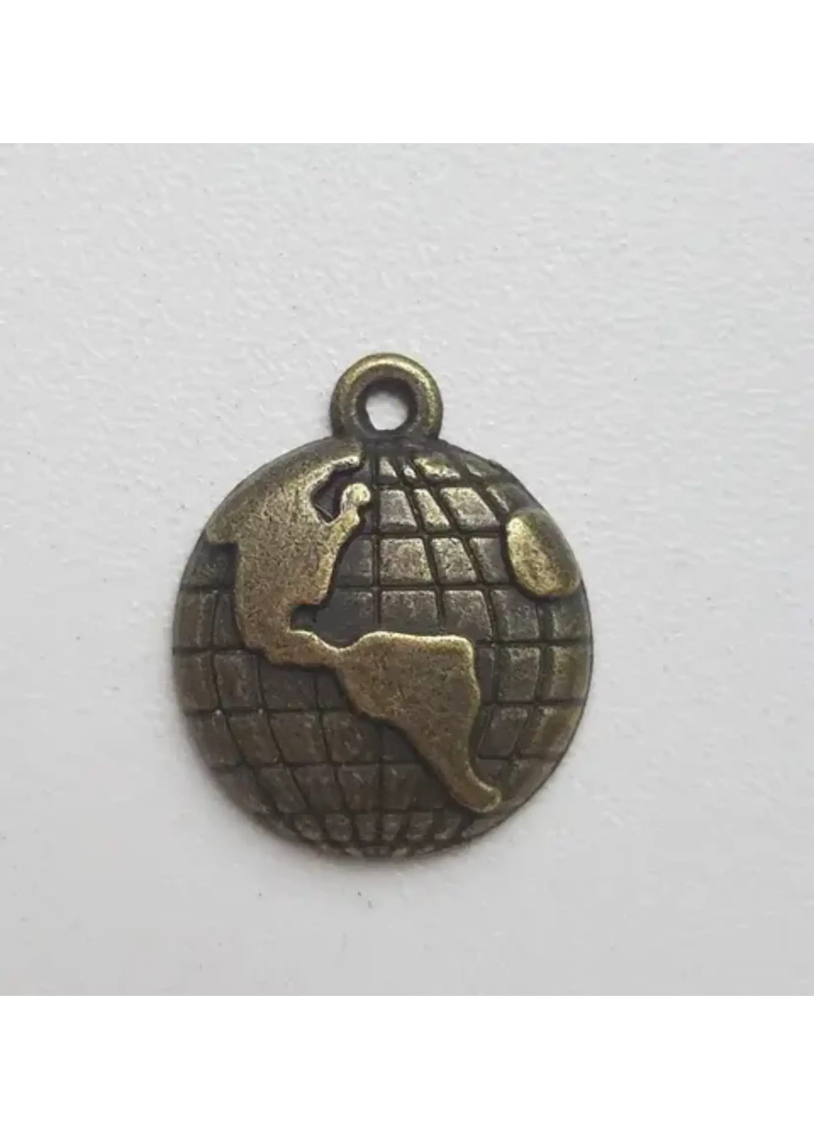 Bedel Wereldbol koper kleur