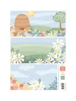 AK0089 Knipvel A4, Eline's Flower garden backgrounds