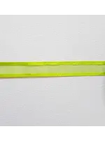 Lint Organza gras Groen 10mm, per meter nr Gr 3