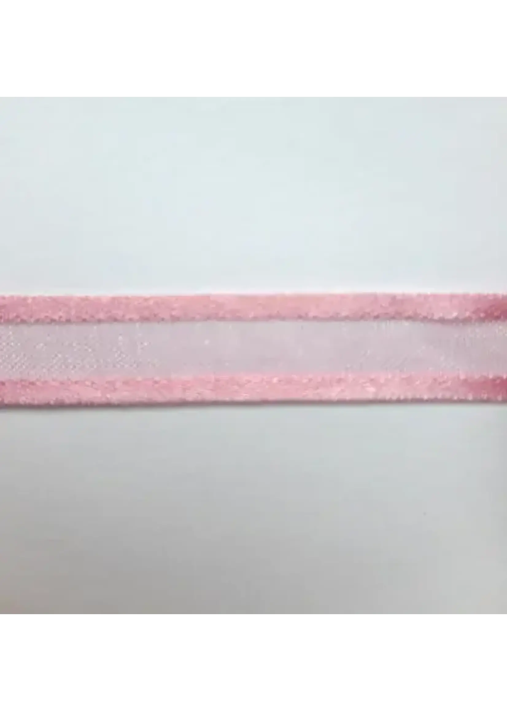 Lint roze 10 mm per meter nr Roze 13