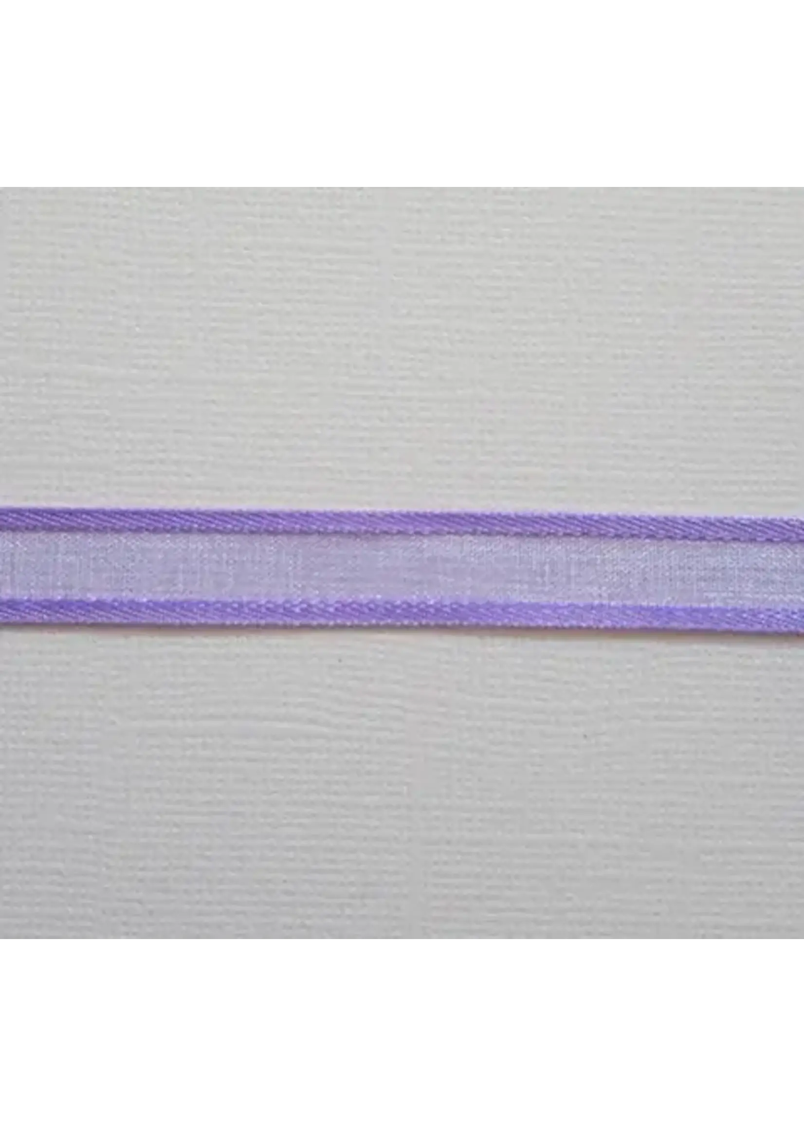 Lint Organza Paars 10mm, per meter nr P7