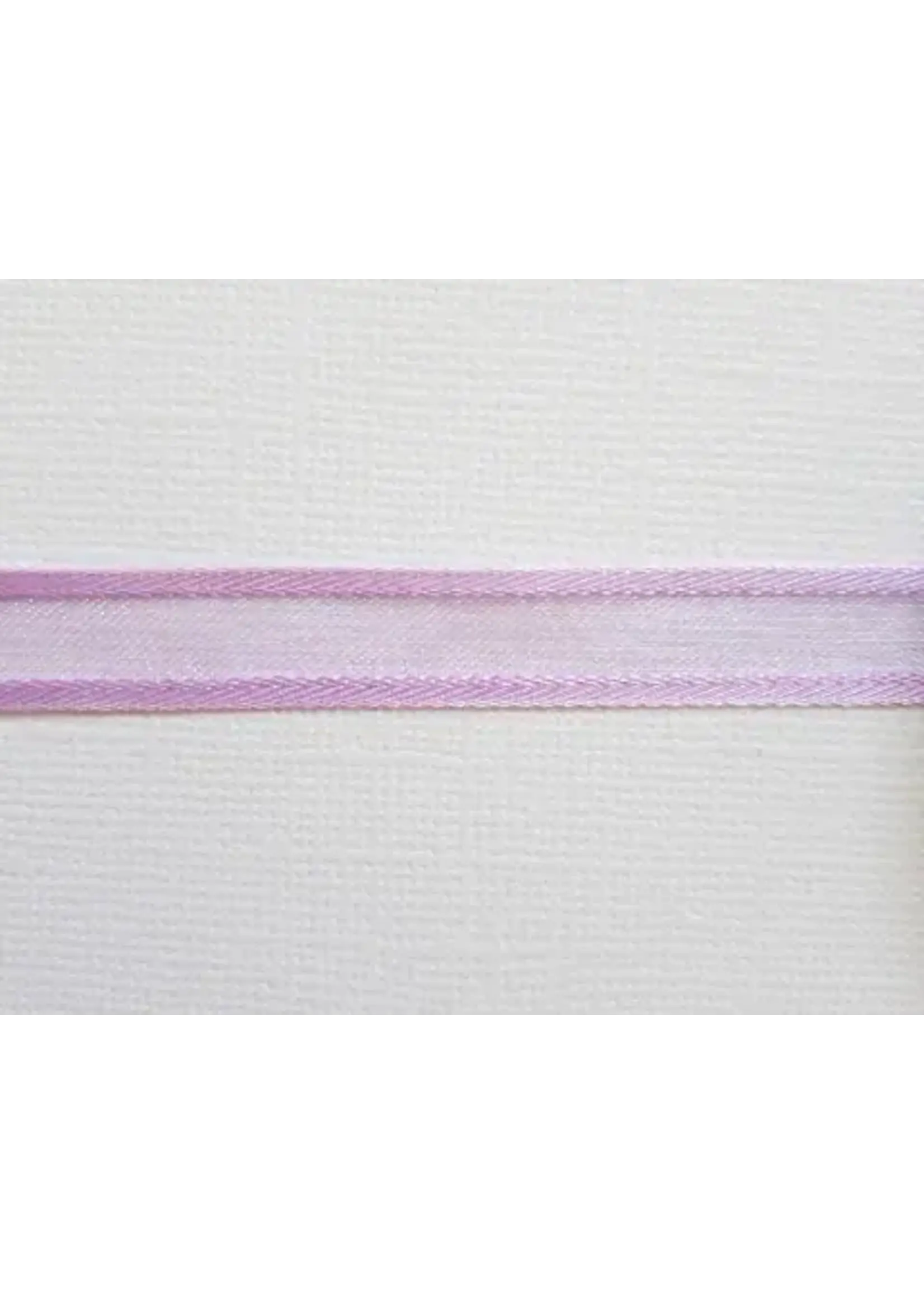 Lint Organza Lila 10mm, per meter nr P6