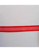 Lint Organza Rood 10mm, per meter nr Rood 3