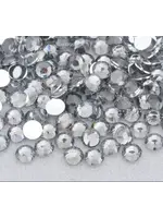 Strass steentjes Zilver circa 100 stuks 4 mm nr Strass 15