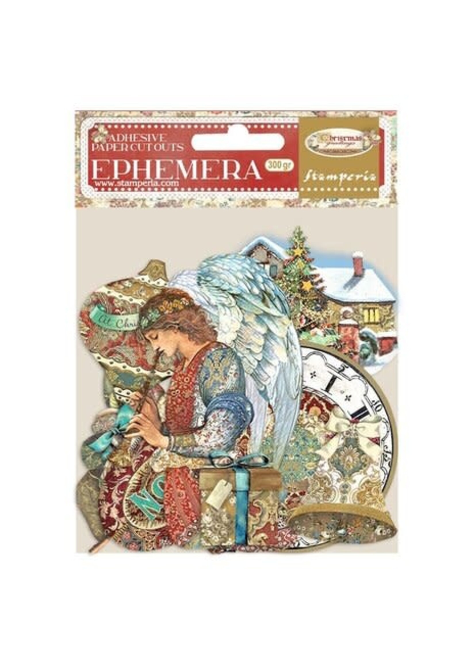 Stamperia Christmas Greetings Ephemera (31pcs) (DFLCT24)