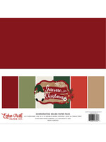 Echo Park Gnome For Christmas 12x12 Inch Coordinating Solids Paper Pack (GFC290015)