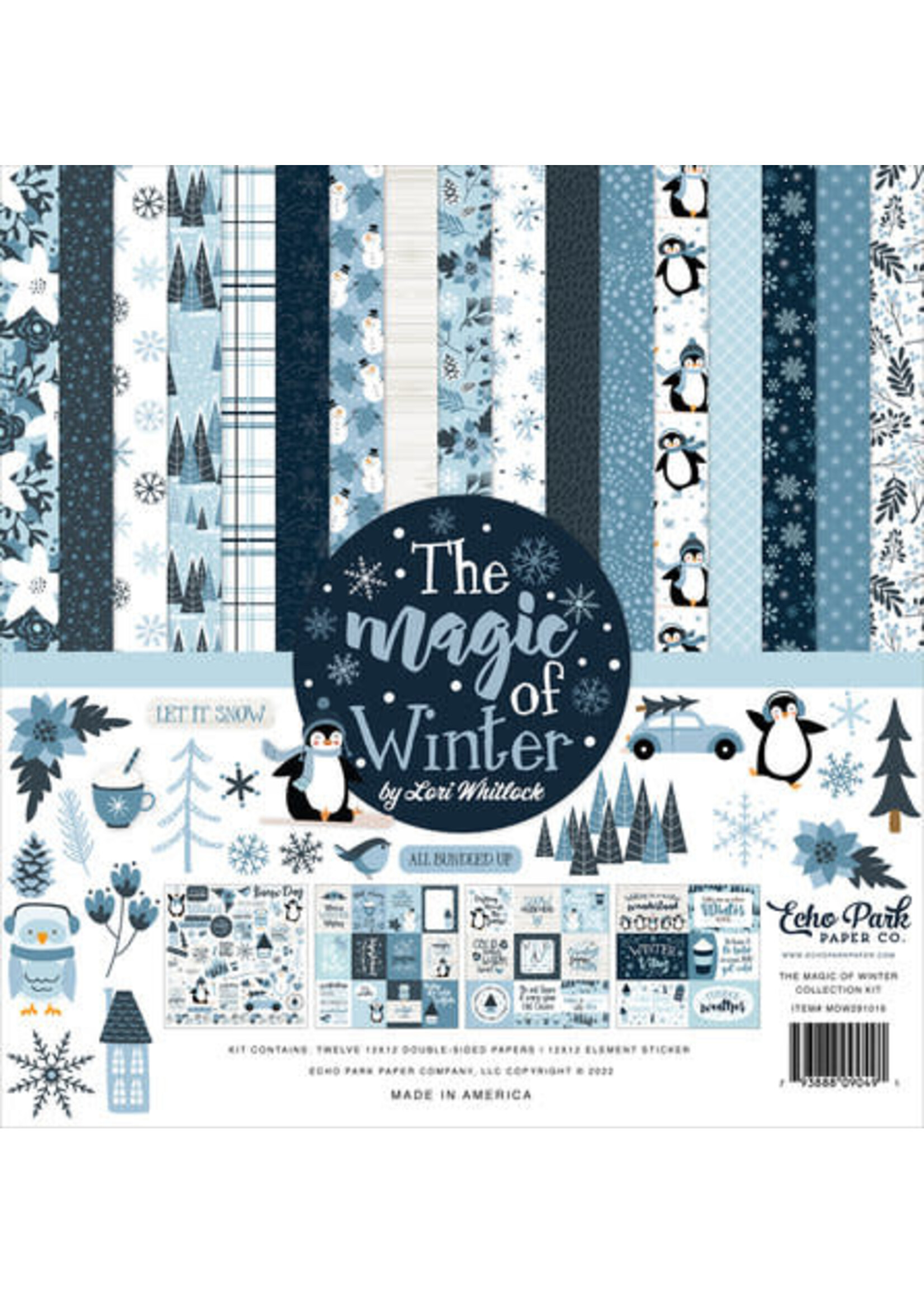 Echo Park The Magic Of Winter 12x12 Inch Collection Kit (MOW291016)