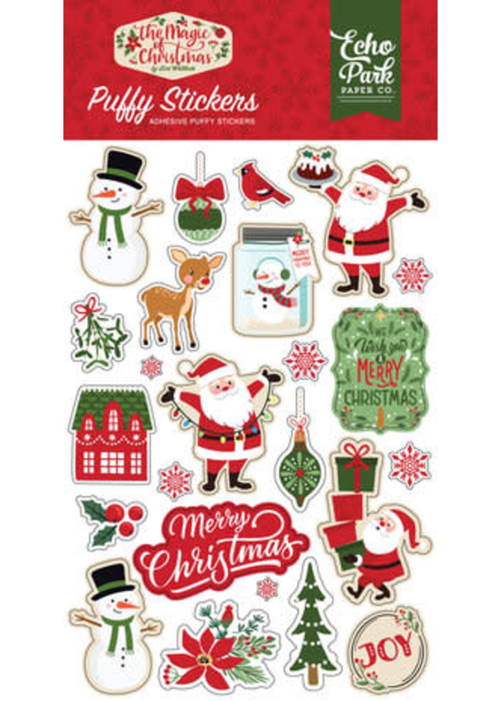 Echo Park The Magic Of Christmas Puffy Stickers (MOC286066)