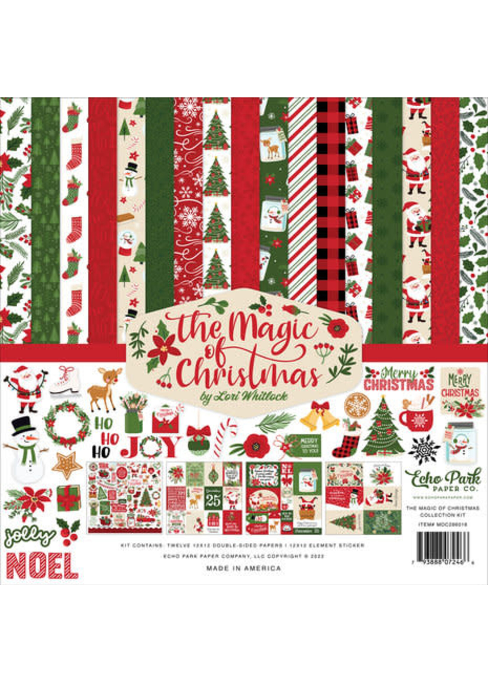 Echo Park The Magic Of Christmas 12x12 Inch Collection Kit (MOC286016)