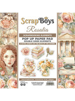 Scrapboys Rosalia 6x6 Inch Pop Up Paper Pad (SB-ROSA-11)